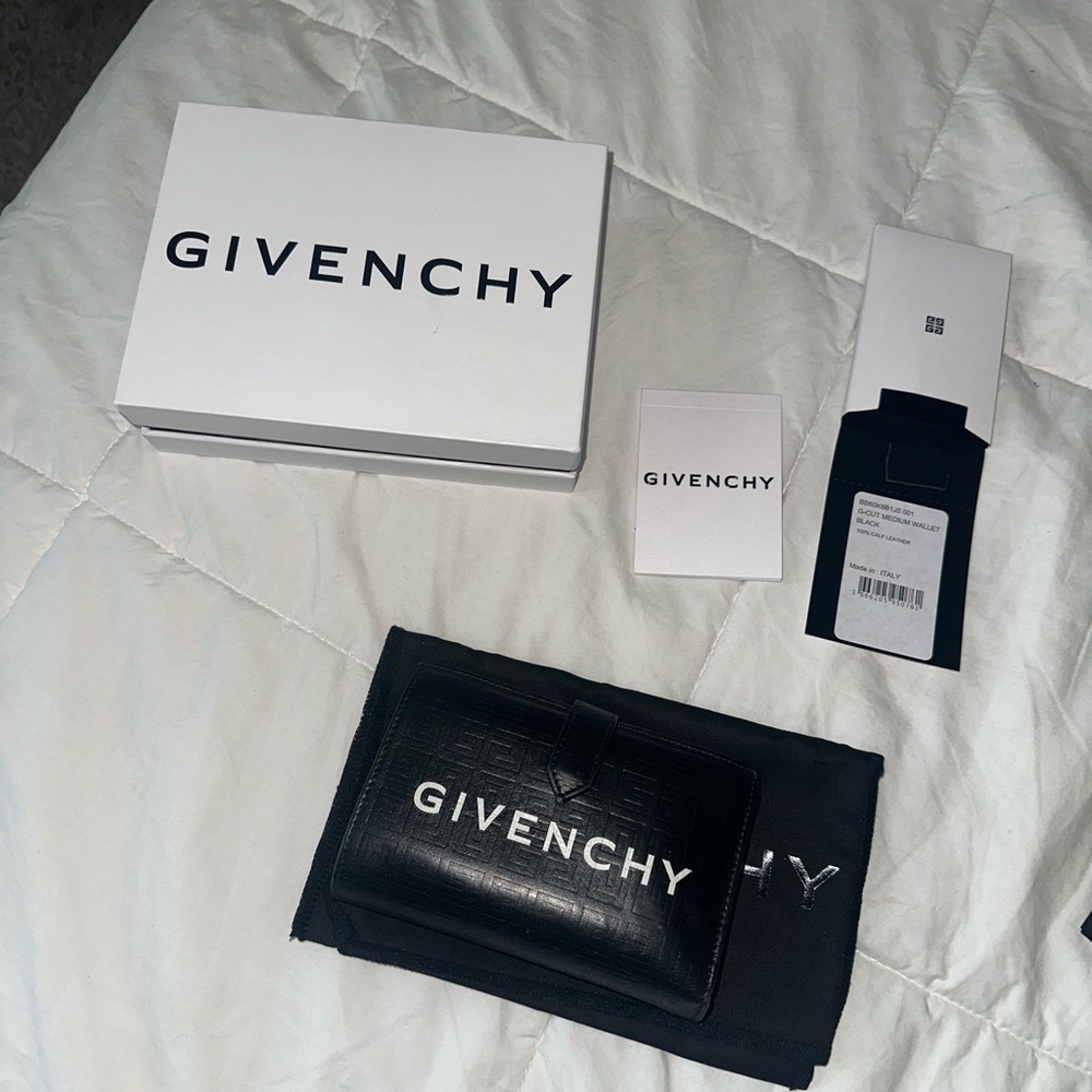 Givenchy Black Leather Wallet